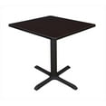 thumbnail image 1 of Regency TB3030MW 30 In. Square Cain Lunchroom Table - Mocha Walnut, 1 of 2