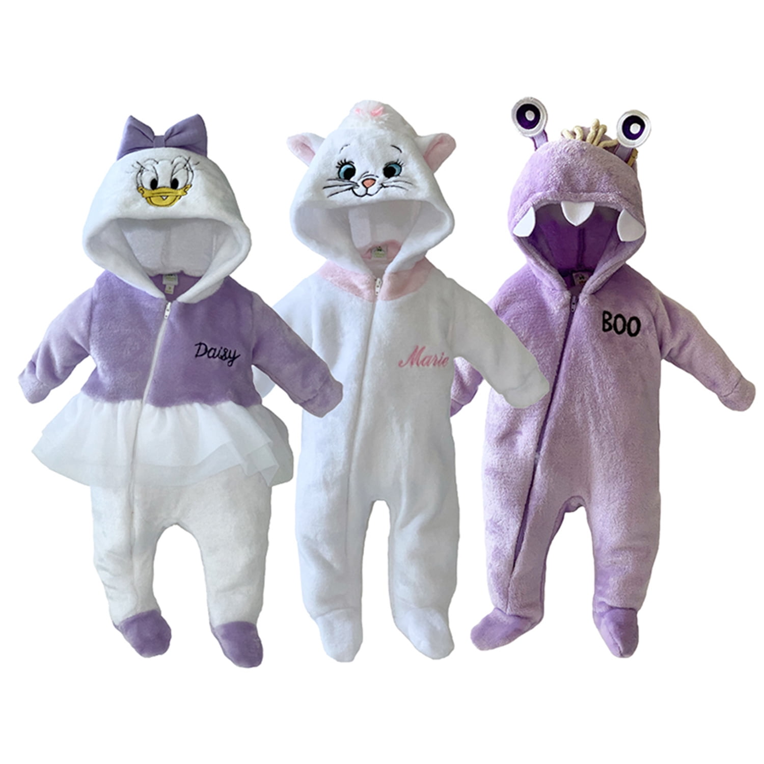 Set de3 Mamelucos Kiss Disney Pijamas para NiA os