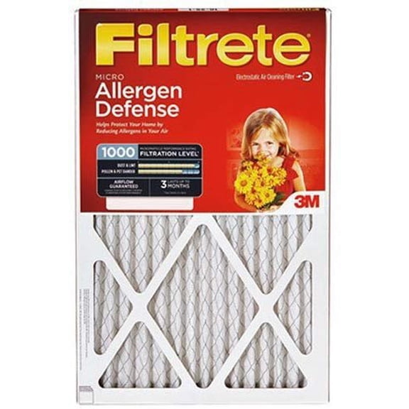 3M 9805DC Filtrate Micro Allergen Reduction Filters, 14" x 20"
