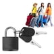 thumbnail image 5 of Lock Small Padlock with Key Luggage Gym Locker Lock Mini Color Padlock Compatible Outdoor School (Twist-On), 5 of 5