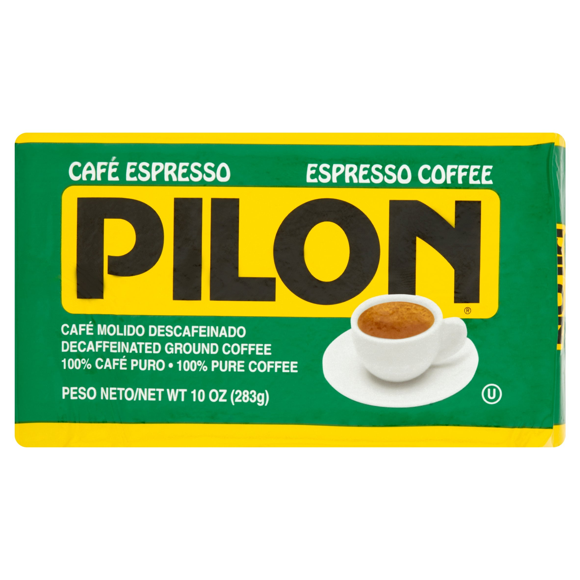 Cafe Pilon Decaffeinated Espresso Ground Coffee, 10 oz by Rowland Coffee Roasters, Inc.