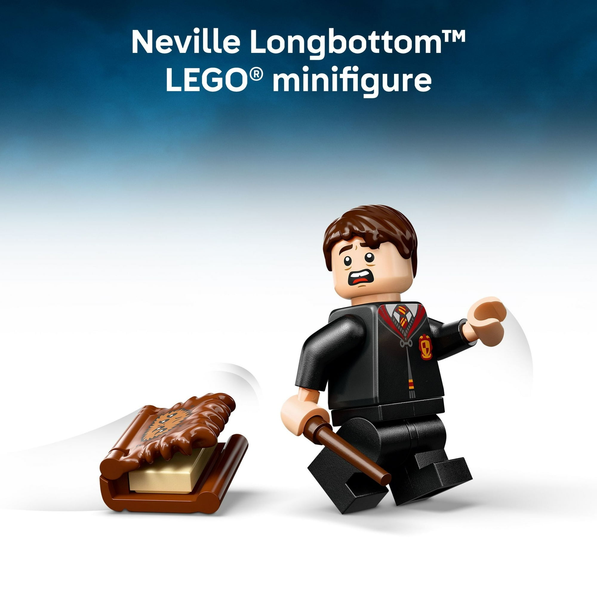 LEGO Harry Potter Chomping Monster Book of Monsters Toy (76449) with Neville Longbottom Minifigure
