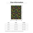 thumbnail image 5 of Sikiie Mardi Gras Surface Cozy Flannel Fleece Throw Blanket: Lightweight & Thick for All Seasons - Perfect for Women, Men, & Kids"40"x30", 5 of 6