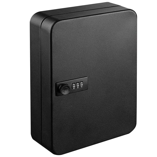 Combination lock key cabinet, secure storage box, storage rack, lock key box, wall mounted