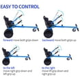 thumbnail image 5 of HoverTech All In One Hover Cart Attachment For Hover board - Transform your Hover board into a Go Kart with Hovercart – Blue, 5 of 10