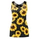 thumbnail image 5 of Blusa de mujer con cuello en O sin mangas con estampado de encaje sin mangas Pompotops  lopia989488, 5 of 6