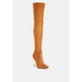 thumbnail image 2 of Jaynetts Stretch Suede Micro High Knee Boots, 2 of 10