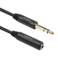 thumbnail image 4 of Línea De Sonido Cable de extensión de audio de 6,35 mm 1/4 macho a hembra TRS estéreo para tarjeta de sonido mezclador, 4 of 6