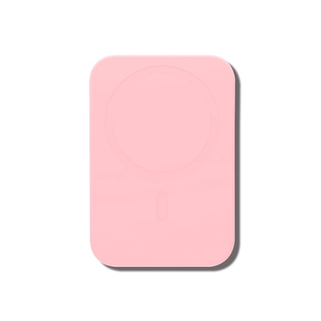 Tmvgtek Funda Suave Para Iphone 12 Pro, Cargador Inalámbrico Magnético, Funda De Batería (Rosa)