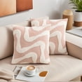 thumbnail image 2 of Unique Bargains Snowflake Fleece Throw Pillow Cover Black 20 x 20 Inch, 2 of 6