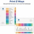 thumbnail image 6 of Avery 1" Heavy-Duty Clear-Cover Binder, Navy with Avery Ready Index Table of Contents Dividers 11197, 15-Tab, 6 Sets Bundle, 6 of 12