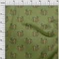 thumbnail image 2 of oneOone Polyester Lycra Fabric Fish Block Print Fabric BTY 56 Inch Wide, 2 of 4
