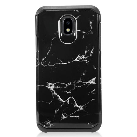 GSA Astronoot Marble Hybrid Case For Samsung Galaxy J7 (2018), J737 Black