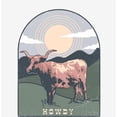 thumbnail image 4 of Western Howdy Cow Crew Neck Long Sleeve Adult Tee
-XXL-White, 4 of 4