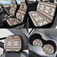 thumbnail image 2 of Jeiento Southwestern Geometric 11 PCS Car Seat Covers Full Set for Front Back Seat Cover, with Headrest Covers Coaster Gear Shift Knob Cover Handbrake Cover Aztec Tribal Keychain Universal Fit, 2 of 8