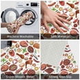 thumbnail image 3 of Sikiie Cooking Bbq Print Flannel Anti-slip Floor Mat 16x24in, Thickened Dustproof Entrance Door Mat Floor Mat for Kitchen, Bathroom, Laundry Room, 3 of 7