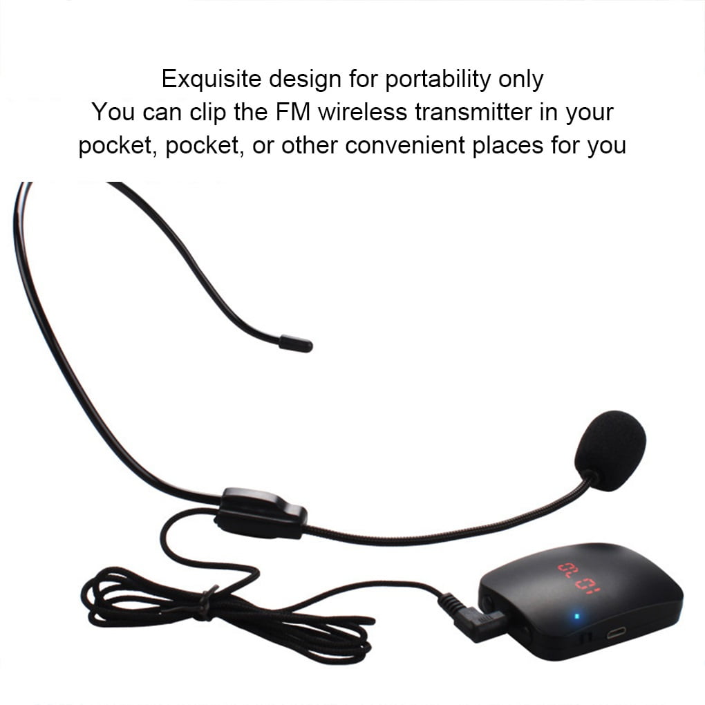 Megaphone Portable FM Recording Voice Amplifier Teacher Microphone Speaker Mp3 Player ,Crystal-Clear Sound