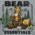 thumbnail image 3 of Teelocity Bear Essentials Graphic T-Shirt (X-Large - Standard Fit, Athletic Heather), 3 of 4