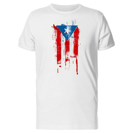 Puerto Rico Flag Tee. Men's -Image by (Best Places To Visit In Puerto Rico)