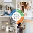thumbnail image 6 of 18,000 BTU Mini Split Air Conditioner with Heat Pump, 23 SEER2 Ultra Quiet Ductless AC, 230V Plug-in Works with Standard Household Outlet, Certified, Cools & Heats Up to 450 Sq.Ft – White, 6 of 8