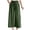 Army Green, variant on Sakmal Capri Palazzo Pants for Women Wide Leg Boho Cotton Linen Pants Lightweight Drawstring Summer Solid Capris for Women L