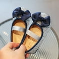 thumbnail image 2 of Huowey Baby Soft Bottom Girls Princess Shoes With Bow With Sequins Toddler Shoes-15 Months To 6 Years Butterfly Knot Birthday Footwear, 3-3.5 Years, 2 of 9