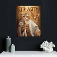 thumbnail image 4 of PIKWEEK Christian Cat Wall Art Cat Jesus Pictures Wall Decor Religious Butterfly Canvas Prints Framed Modern of God Painting Artwork for Bedroom Living Room Church Bathroom Office  12x16 in, 4 of 4
