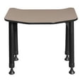 thumbnail image 6 of Ferris 26" x 24" Height Adjustable Student Desk- Beige, 6 of 6