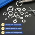 thumbnail image 5 of Uxcell M12x16x1mm Flat Washers, 100PCS Aluminum Automotive Drain Plug Gaskets, Silver, 5 of 7