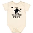 thumbnail image 3 of Inktastic Halloween Bat Frightfully Cute Holiday Boys or Girls Baby Bodysuit, 3 of 5