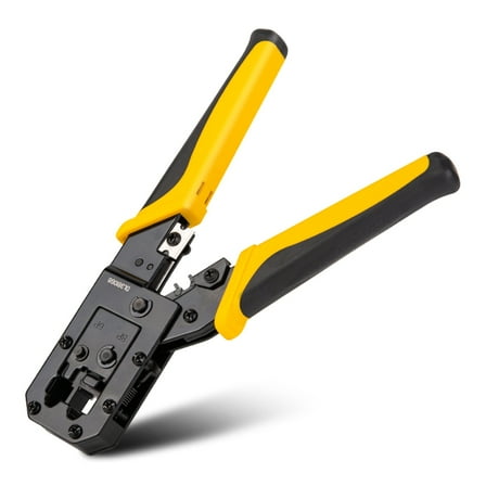 lanema RJ45 Networking Crimper Crimping Tool Stripper for RJ45 Connectors Ethernet Cable Wire Cutter Tool Clamps Pliers