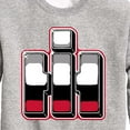 thumbnail image 3 of International Harvester - Chrome Logo - Youth Crewneck Fleece Sweatshirt, 3 of 6