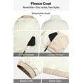 thumbnail image 7 of GINGTTO Men's Winter Softshell Fleece Lined Reversible Bomber Jacket with Detachable HoodGINGTTO Mens Winter Jacket Softshell Fleece Lind with Detatchable Hood，Reversible Bomber Windbreaker for Men, 7 of 7