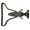 Bronze, variant on Deltana SDH193U19 Shutter Door Holder, 2-3/4" in Paint Black