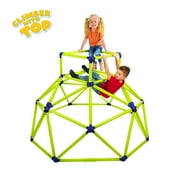 Eezy Peezy Monkey Bars Climbing Tower - Active Outdoor Fun for Kids Ages 3 to 6 Years Old, Green/Blue