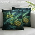 thumbnail image 3 of GOSMITH Mushroom Pillow Cover Lovely Cartoon Jungle Wild Plants Pillow Case for Kids Teens Adults Glitter Stars Outdoor Leaves Rustic Style Cushion Cover for Office Bed Chairs, 3 of 5