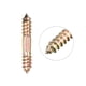 thumbnail image 4 of 10x60mm Suspensión Pernos, 48uds Doble Terminado Autoperforante Rosca Madera a Madera Espiga Tornillos para Madera Conexión Unique Bargains pernos de suspensión, 4 of 5