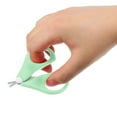 thumbnail image 2 of Unique Bargains 1 Pc Portable Short Handle Nail Scissors Toenail Clippers for Child 3.15"x2.24"x0.39" Green, 2 of 6