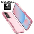 thumbnail image 4 of For Samsung Galaxy S24 FE 5G Case ,2 in1 Sturdy Phone Case for Galaxy S24 FE 5G 6.7 inch ,Takfox Shockproof Protection Heavy Duty Armor Hard Plastic & Rubber Rugged Full Body Bumper Case Cover,Pink, 4 of 8