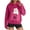 Z1 Hot Pink, variant on Yievot Cat Pouch Hoodies for Women Kangaroo Pocket Dog Pouch Sweatshirts Pet Carrier Pullover Long Sleeve Fall Sweatshirt