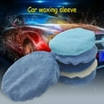 thumbnail image 2 of Langgg Chiffon de Polissage Auto Rond Coloré Détachable Flexible de Rechange Automobile Véhicule Cirage Polissage Chiffons Accessoires Velours Corail Velours Corail, 2 of 6