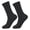 Black, variant on Waterproof Outdoor Adventure Socks for Adults - Breathable Warm Skiing Water Sports Cycle Gear - Ideal for Exploring Mountaineering Gray/Black M (7.87 in / 20.00 cm)