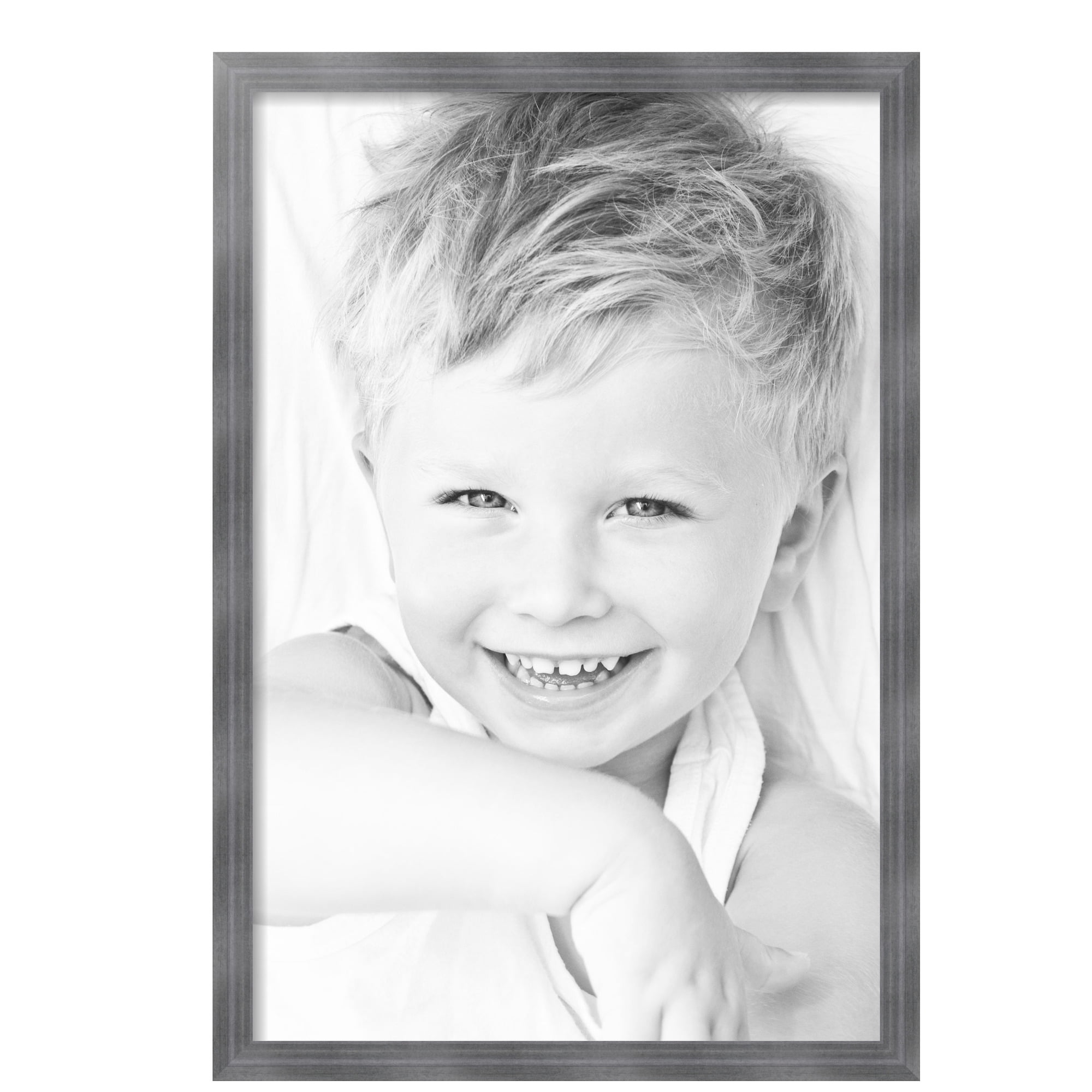 ArtToFrames 20" x 30" Muted Cold Silver Picture Frame, 20x30 inch Silver MDF Poster Frame (WOM-4682), 5 Pack