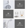 thumbnail image 4 of No Drilling Adjustable Suction Cup Hand Shower Holder, Shower Holder Shower Head Holder, 4 of 5