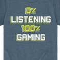 thumbnail image 3 of Instant Message - One Hundred Percent Gaming - Toddler & Youth Short Sleeve Graphic T-Shirt, 3 of 6