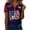 Navy #18, variant on KDDYLITQ USA Soccer Jersey Women Soccer Cup 2026 Short Sleeve Henly Neck Button Shirt USA Print Lightweight Soccer Fan Jersey Black 2XL