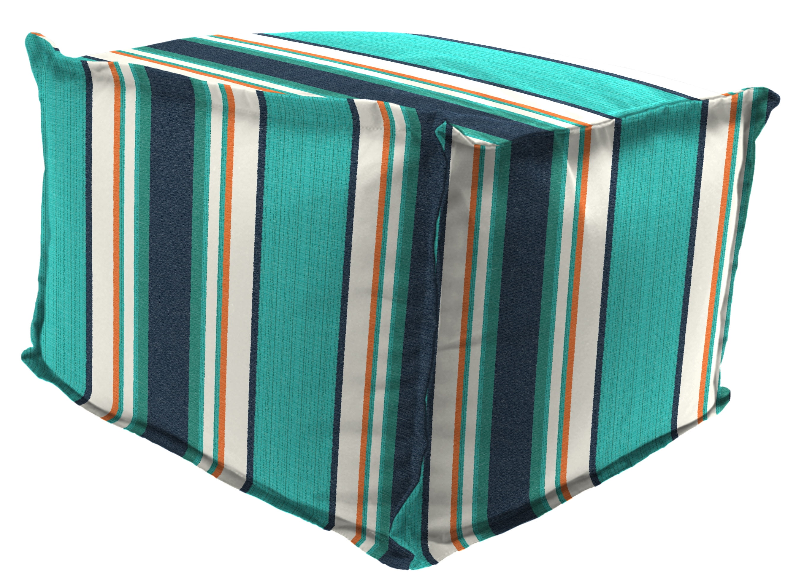 Sunbrella 25" x 23" x 17" Outdoor Square Pouf Ottoman