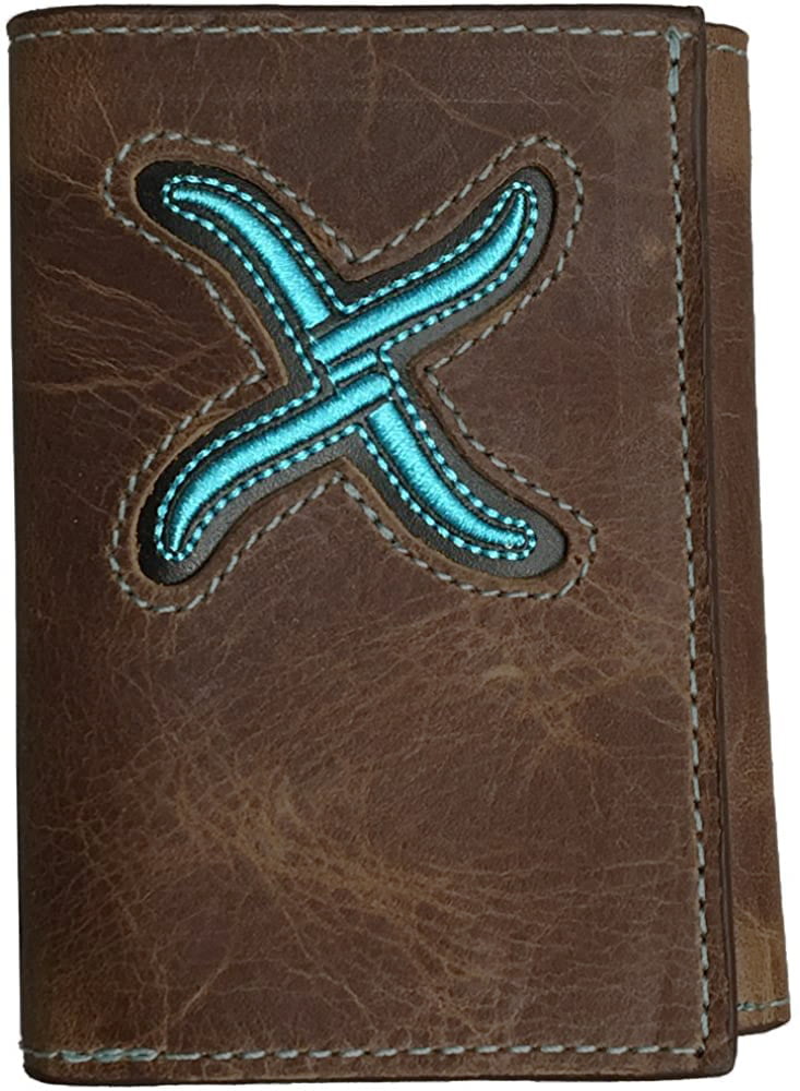 New Men's Tommy Hilfiger Leather Double Billfold Wallet Oxblood 