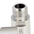 thumbnail image 2 of 1 Pair Left Right Bike Pedal Road Biicycle Extender Pedal Spacers Adapter Silver 20mm, 2 of 9