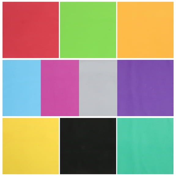FOLOYORI Sponge Craft EVA Foam Assorted Color 10Pcs for Craft Materials